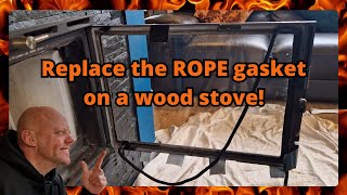 How To Replace Your Wood Stove Gasket and why you should [upl. by Noryak]