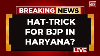 Haryana Election Result LIVE Big Win For BJP In Haryana  Haryana Assembly Elections LIVE Result [upl. by Eatnahc]