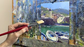 Painting the Beautiful Cinque Terre [upl. by Edrahs437]