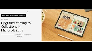 Collections in Microsoft Edge [upl. by Nazario]