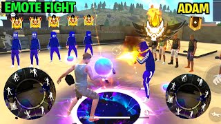 Free Fire Emote Fight On Factory Roof 👿 Adam Vs Blue Marshmello 😱 Y GAMING 🔥 Garena Free Fire [upl. by Einnalem]