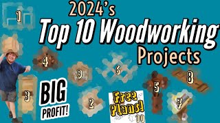 10 Projects That Sell All Year FREE PLANS makemoneywoodworking projectsthatsell woodworking [upl. by Zadoc]