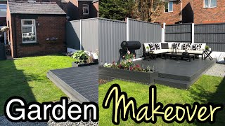 GARDEN TRANSFORMATION 🌳🌻🌸  GARDEN MAKEOVER REVEAL  FULL DIY GARDEN RENOVATION TIMELAPSE [upl. by Neelik475]