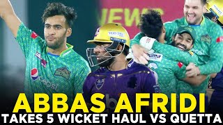 Abbas Afridis Stunning 5Wicket Haul  HatTrick 🔥  Multan Sultan vs Quetta  HBL PSL 2023  MI2K [upl. by Zhang366]