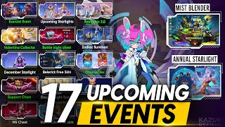 ALL 17 UPCOMING EVENTS amp SKINS RELEASE DATES  ASPIRANTS 30  EXORCIST EVENT  CHRISTMAS BOX amp MORE [upl. by Elletsirhc]