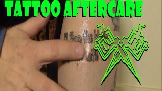 Tattoo Aftercare Tattoo University [upl. by Charlotta]