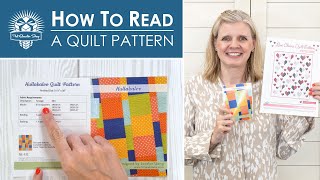 How to Read a Quilt Pattern Beginner Quilting Basics 📖 Fat Quarter Shop [upl. by Adanama629]