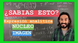 JAMAS te mostraron este TRUCO de la matriz asociada a una transformación LINEAL  61113 [upl. by Jessy]