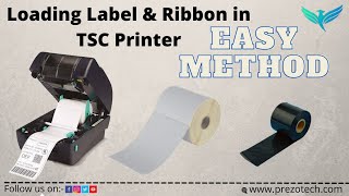 Loading Ribbon in TSC TTP 345 244 amp Pro Printer Install Ribbon in TSC PrinterSETUP GUIDE in hindi [upl. by Zanlog]