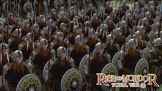 Rise Of Mordor  Elves Army Attack Iron Hills Dwarves  The Rings Of Power  LOTR  Cinematic Battle [upl. by Aiak]