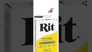 Rit All Purpose Powder Dye Lemon Yellow discountsalesamazon [upl. by Trever827]