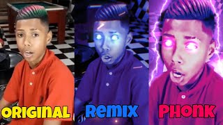 Jingle Bells  Brazilian kid Original vs Remix vs Phonk All Version [upl. by Aneloaup]