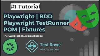 Playwright BDD  Playwright Test Runner  POM  Playwright Fixtures [upl. by Yblek]