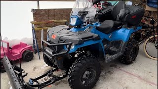 Polaris sportsman 570 battery relocation kit [upl. by Angelis]