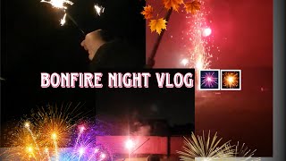 Bonfire night vlog 🎆🎇💕bethsYT [upl. by Noivax187]