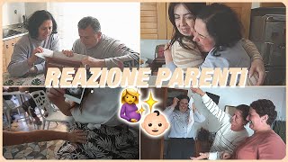 DICO CHE SONO INCINTA AI MIEI PARENTI E AMICI emozionante [upl. by Yatzeck]