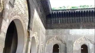 Fez Medersa Bou Inania  Bou Inania Madrasa [upl. by Monagan]