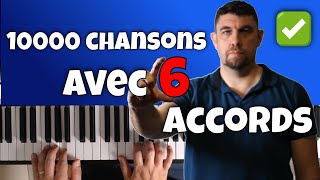 Jouer 10000 chansons au piano avec ces 6 accords vidéo 10000 abonnés Youtube [upl. by Hill]