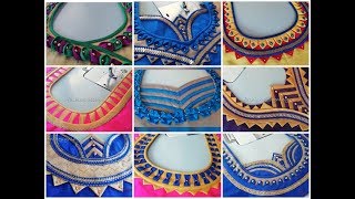 50 simple and latest back neck designs of a blouse  fashion designing [upl. by Auqinihs942]