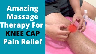 Amazing Massage Therapy for Knee Cap Pain Massage technique For Knee Pain Relief  In Hindi [upl. by Gersham880]