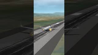 Nepal Airlines 757 Belly Landing aviation pilot rfs realflightsimulator landing plane avgeek [upl. by Seif]