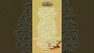 Surah AlHadid Ayat 20  Quran Recitation amp Explanation  سورۃ الحدیدshorts [upl. by Lemmor]