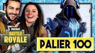 ON DÉBLOQUE LE PALIER 100  LE ROI DES GLACES  FORTNITE DUO FR [upl. by Joanna]