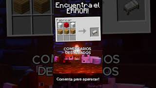 Encuentra el Error en minecraft [upl. by Hapte373]