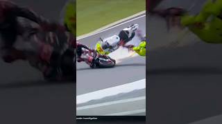 Vinales and Bezzecchi incident at the Australian GP Sprint  phillipisland sprintrace motogp [upl. by Rellia977]