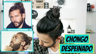 ¿Cómo hacer un chongo para hombre  Man bun Xelbor [upl. by Oregolac]