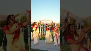 Onam dance  mallu gang  mandaarame  om shanthi oshana [upl. by Anisamoht339]