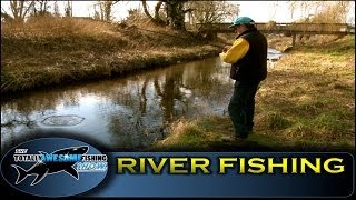 River fishing with Worms Ep1 Series 3  Totally Awesome Fishing [upl. by Yelrebma651]