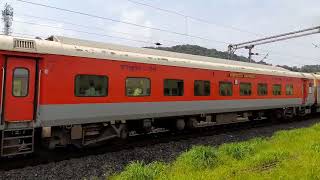 Coimbatore AC SF Express 22475 overtake Nagpur Madgaon Special train 01139 [upl. by Sialac]