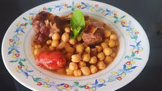 Cocido Madrileño a Mi Manera Receta Fácil con lo que Tengo en Casa [upl. by Dael408]