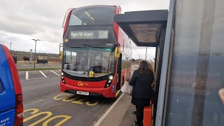 Windscreen View  GoAhead London  Route 320 Catford Bridge  Biggin Hill Valley EH322 YW19VPP [upl. by Summers]