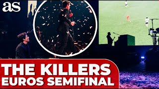 THE KILLERS play Mr Brightside after screening ENGLANDS EUROS semi WINat O2 [upl. by Severn]