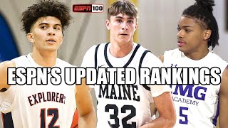 ESPNS UPDATED HIGH SCHOOL BASKETBALL RANKINGS [upl. by Dlonyar511]