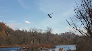 Lehigh Gap Firefighting Helicopters [upl. by Pennington]