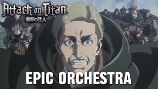 Attack On Titan OST  Before Lights Out Erwin Charge Theme  Epic Orchestral Cover [upl. by Hu845]