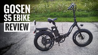 Gosen S5 Folding Electric Bike Review amp Upgrades [upl. by Aneret370]