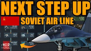 WHAT is the NEXT TOP TIER JET to come in EACH LINE of the SOVIETRUSSIAN TECH TREE  War Thunder [upl. by Rehctelf]