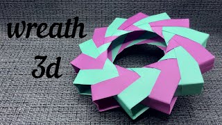 Origami 3D Wreath [upl. by Ameyn685]