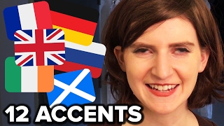 How To Do 12 Different Accents [upl. by Lorola]