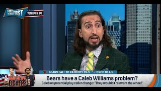 FIRST THINGS FIRST  Nick Wright HEATED STOP Blaming Caleb Williams For Chicago Bears Failing  NFL [upl. by Ogires]