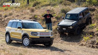 Ford Bronco Wildtrak vs Bronco Sport Ltd OffRoad Shootout [upl. by Joktan]