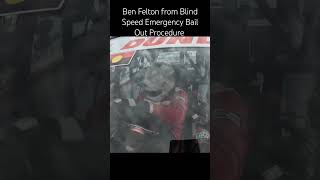 Blind Racecar Driver Ben Felton practicing the emergency bail out procedure at the Maralinga Mile [upl. by Assed592]