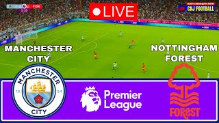 LIVE 🔴 Manchester City Vs Nottingham  EPL English Premier League  All Goals  Pes 21 viralvideo [upl. by Acirtal]