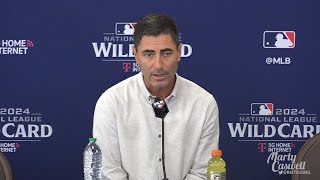 AJ Preller on Padres playoff roster Mike Shildts impact and Soto trade that helped shape the team [upl. by Eillit]