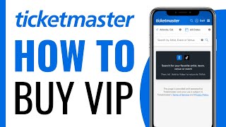 How To Buy VIP Tickets On Ticketmaster  Full Guide 2024 [upl. by Fabio]