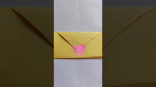 How to Make an Envelope  craft video shorts [upl. by Cobby934]